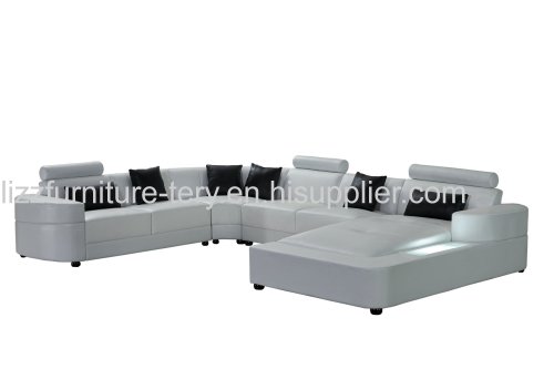 2016 New Arrived U Shape Sectional Leather Sofa Living Room Sofa