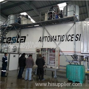 ICESTA Containerized Flake Ice Plants With Automatically Rake System And Ice Weighing And Delivering System 80t/24h