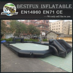 Tall wall soccerinflatable football pitch