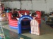Gladiators style pedestal inflatable joust with stick