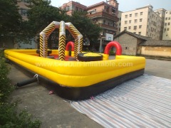 Inflatable wrecking ball sport game for adult