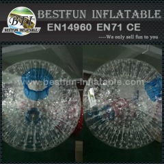 PVC TPU human hamster bump zorb ball