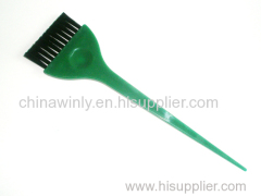 Green Plastic Tint Profession Hair Brush