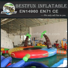 Water floating island inflatable water floating bed