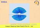 Household Disposable Waterproof Shoe Covers with Blue Dustproof 150 * 360 / 390 / 410mm Size