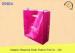 Side Seal PE Die Cut Handle Bags with Gravure CMYK Printing Heat Seal Reinforced Craft