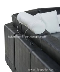 U Shape White Leather Sofa Germany Living Room Leather Sofa