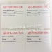 Custom Destructible Permanent Adhesive QC Pass Label Do Not Remove Security QC Checked Warranty Sticker