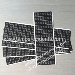 Custom Black Printed Warranty Screw Stickers For Mobile Phone Repair Use
