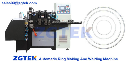 Ring making and welding integrated machine
