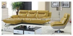 Leather Living Room Furniture Sofa European Style Luxury Living Room Furniture