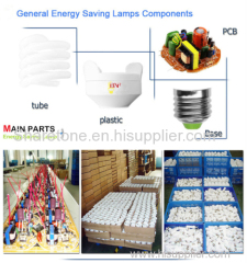 4U 18W Energy Saving Lamp with CFL Bulb