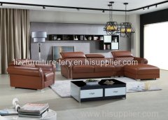 Living Room Furniture Modern Design Leather Sofa L Shape Leather Sofa