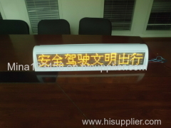 P6 double sides led display taxi topper