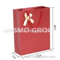 Red Paper Shopping Bags