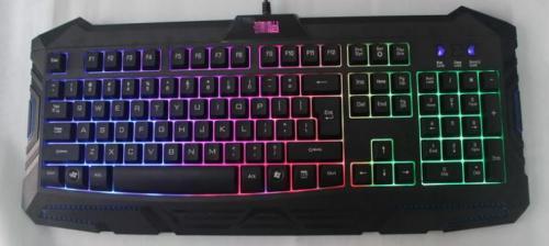 Multimedia LED backlit gaming keyboard supplier