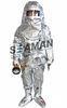 Marine Fire Fighting Equipment / Aluminum Foil Composite Fabric Heat Insulation Fireman Protective S