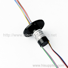 12 circuits 25.5mm capsule slip ring used for rotary turntable and military
