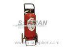 Wheel Marine Fire Extinguisher Trolly Dry Powder / CO2 Fire Extinguisher
