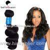 Grade 7A Virgin Hair Natural Black Indian Virgin Hair Weaving For Loose Wave