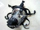 Silicone Rubber Gas Full Face Mask Breathing Apparatus For Firefighter