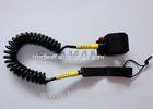 BASF urethane Premium Coiled SUP Leash For Paddleboard & Surfboards with Double S S Swivels and Trip