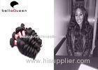 UnprocessedIndian Virgin Hair Loose Wave 1B Remy Full End Human Hair Weave