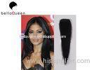 Smooth Natural Black Malaysian Real Human Hair Lace Closure Straight