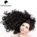 Natural Black 1b# Deep Wave Double Drawn Hair Extensions With Full Cuticles