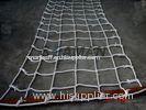 Marine Scrambling Net Boat Safety Ladder With Wooden Spreaders PE / Nylon