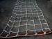 Marine Scrambling Net Boat Safety Ladder With Wooden Spreaders PE / Nylon