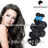 Salon use Body Wave Natural Black Indian Virgin Hair Weft For Women