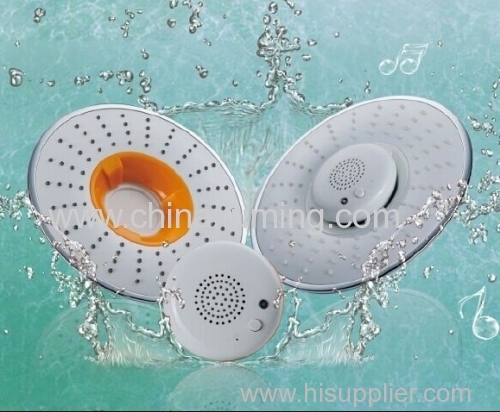 wireless bluetooth music and phone top shower