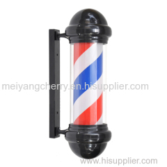 2015 hot sale rotating and lighting barber sign pole