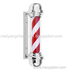 Mini wall mounted rotating salon barber pole sign