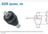 2 pole 4A current 250AC/DC voltage rotating electrical connectors-JINPAT Mercury slip rings