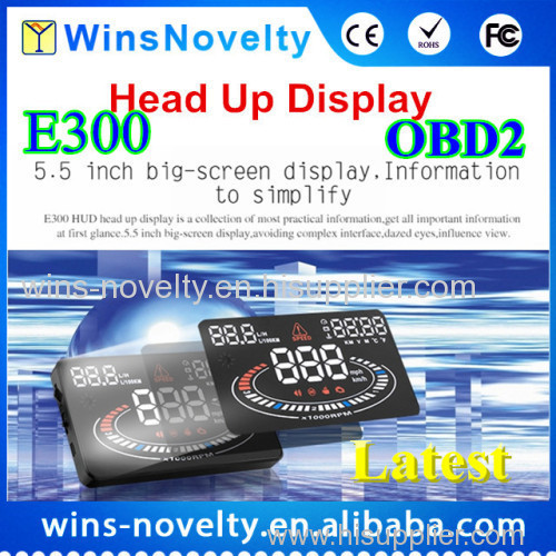 Latest Model 5.5'' First 2D OBD2 OEM Car HUD Head Up Display