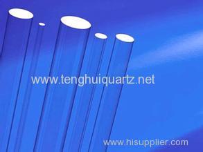 High temperature resistant quartz glass rod