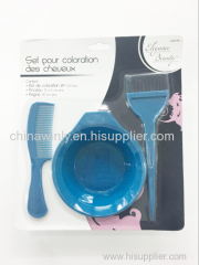 3 pcs blue Plastic dye brush