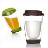 Promotional Heat Resistant Coffee Double Wall Glass Cup Wholesale