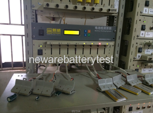 Mobile phone battery discharge and charge machine