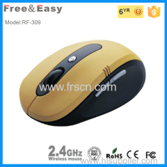 2.4ghz usb wireless ergonomic optical mouse