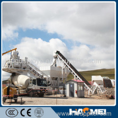 china supply 60m3/h portable concrete mixing plant in Africa