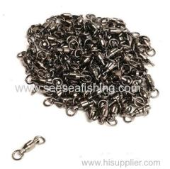 Terminal fishing accessories carp fishing tackle Ball Bearing Swivel with split ring