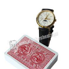 New Design Poker Scanner Leather Watch Camera With Power Bank