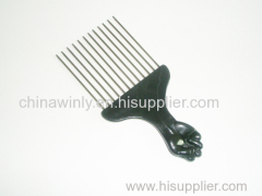 Short metal pin Plastic Professional comb