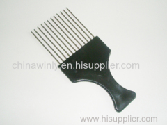 Metal pin Plastic Professional comb