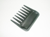 8 teeth black Plastic Professional comb