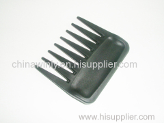 8 teeth black plastic Professional comb