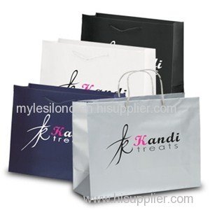 Rome Matte Eurotote Foil Hot Stamp Promo Shopping Bags